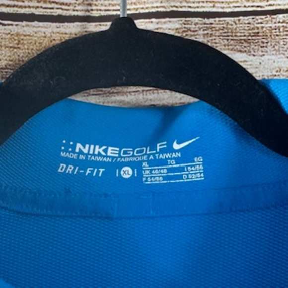 Nike Men's Blue Golf Polo Shirt Size XL - Picture 2 of 5